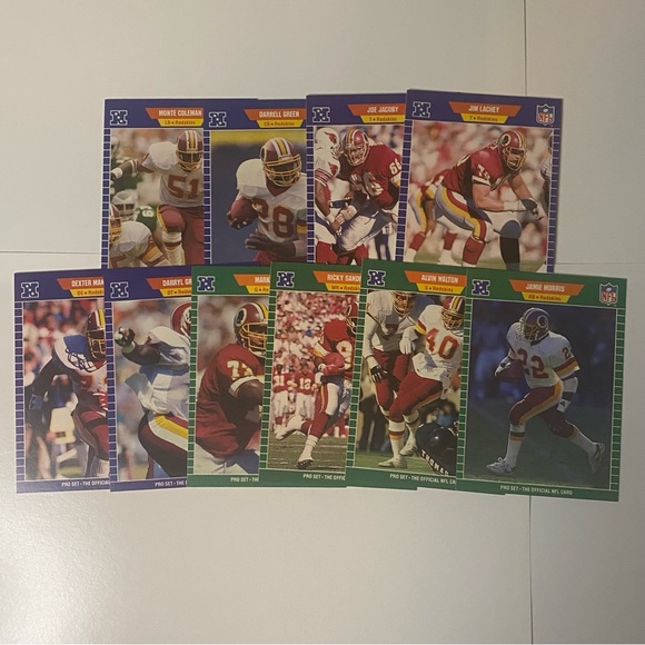 1989 - 1990  Pro Set Football Cards Lot of 71 Cards Vintage - Picture 3 of 8